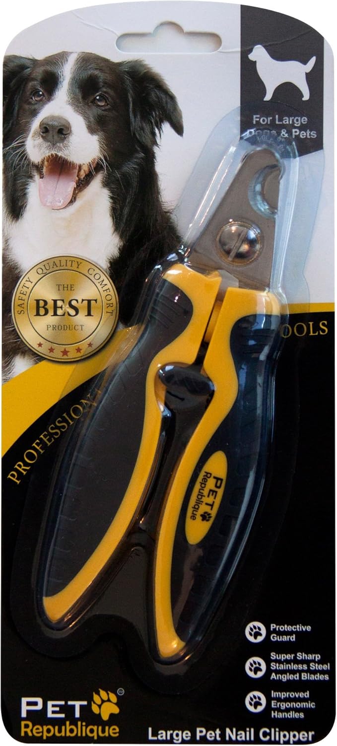 Pet Republique Dog Nail Grinder and Nail Clippers Series Size Option Dogs: Small, Medium, Large Dogs – Dog Claw Trimmer Kit (Clippers Only, Medium)