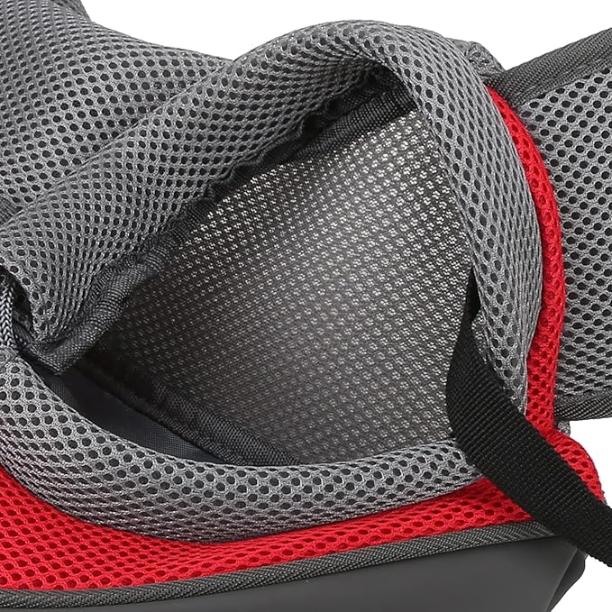Pet Dog Sling Carrier Portable Wearresistant Puppy Carrier Bag with Breathable Mesh Pet Carry Bag for Dogs Suitable for Traveling Outdoor Adjustable Strap