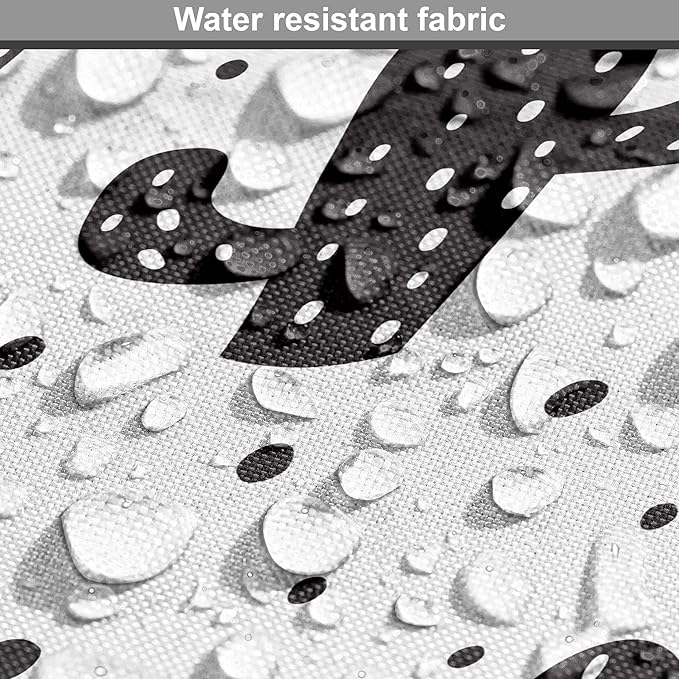 Ambesonne Cactus Dog Crate Cover, Monochrome Saguaro Succulent Botanical Continuous Pattern Plain Background, Easy to Use Pet Kennel Cover for Medium Large Dogs, 36 Inch, Charcoal Grey