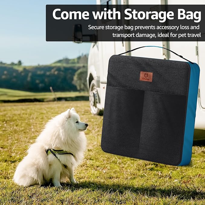 PJYuCien Dog Playpen Plus Storage Bag,24" H 8 Panels Puppy Pen with Square Bottom,Heavy Duty Dog Fence for Puppies/Small Dogs