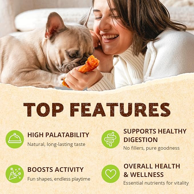 Afreschi Natural Turkey Tendon Lollipop Pack of 4, Dog Treat for Signature Series, All Natural Human Grade Puppy Chew, Turkey Sourced from USA, Rawhide Alternative