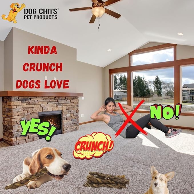 Dog Chits Lamb Esophagus for Dogs - Dog and Puppy Chews | Amazing for Joints | 12 in, 8 Pack | Made in USA | Large and Small Dogs | Nothing Added | Lots of Natural Glucosamine