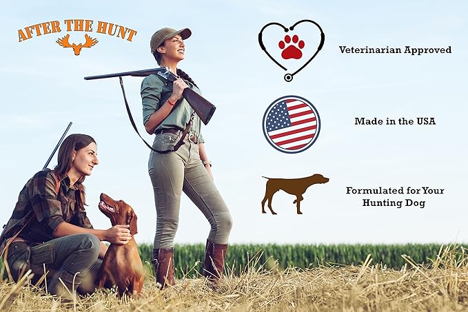 After The Hunt Complete Hunting Dog Shampoo System - 3 Pack - Unscented - Chamomile & Oatmeal - Deodorizing - 8 oz Each