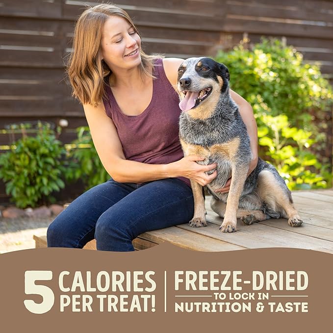 Singles Freeze Dried Dog Treats, Limited Ingredient Grain Free Duck & Pear Recipe, 3.25oz