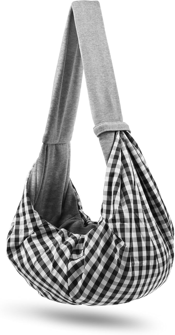 Cosmos Reversible Dog Sling Carrier Dog Purse with Breathable Soft Cotton Suit for Puppy Small Dogs and Cats for Outdoor Travel