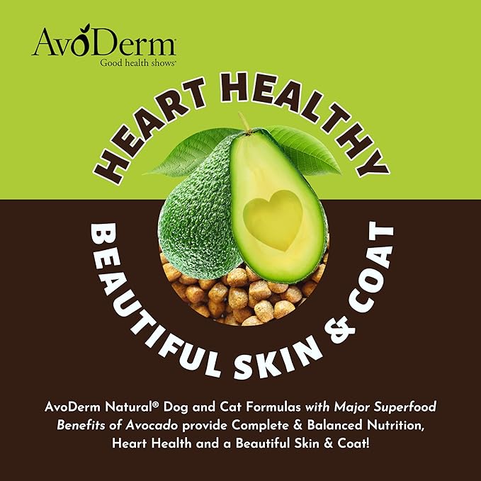 AvoDerm Natural Grain Free Chicken and Vegetables Recipe All Life Stages Dry Dog Food 24 lb (Pack of 1)