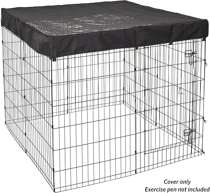 MidWest Homes for Pets Square Exercise Pen Fabric Mesh Top