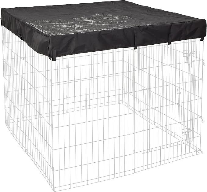 MidWest Homes for Pets Square Exercise Pen Fabric Mesh Top