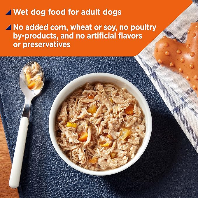 Nature's Recipe Grain Free Chicken Recipe in Savory Broth Wet Dog Food, 2.75 oz. Cup, 12 Count