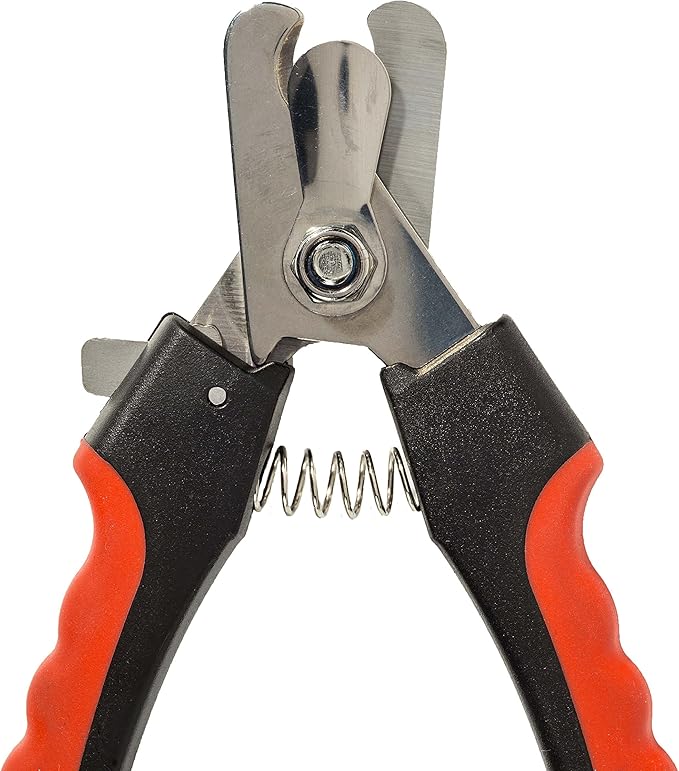 Franklin Sports Pet Supply – Dog & Cat Nail Clippers with Safety Guard – Grooming – Stainless Steel – Professional Grade