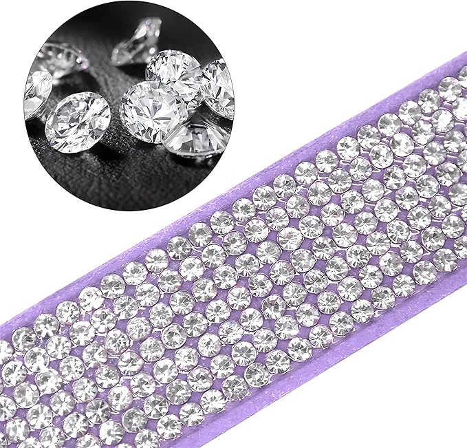Yellow Medium Dog Collar for Girl,Diamond Dog Collar with Bow tie, Female Cat Collars Rhinestone Crystal Jeweled Bling Sparkling Glitter for Small Medium Large Dogs,M