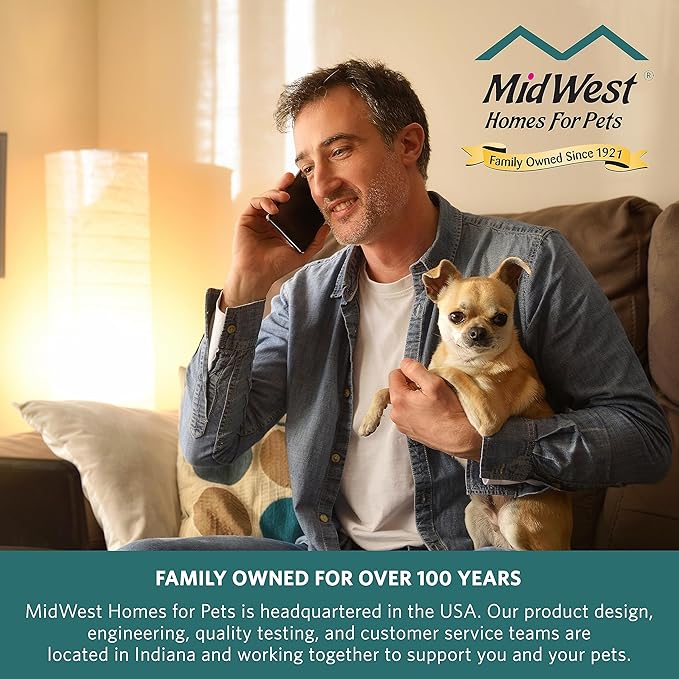 New World Pet Products Dog Crate Comfort Kit, Matching Dog Crate Cover & Dog Bed to Make Your Dog's Crate Their Home, Fits 24-Inch Long Dog Crates, Dog Crate Not Included