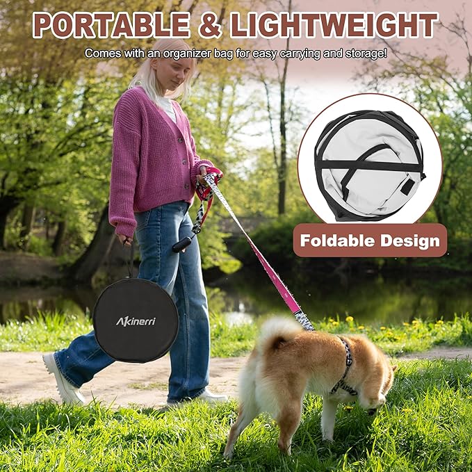 Dog Playpen - Foldable Cat Play Pens for Pubby,Kitten, Rabbit,Portable Pet Tent with Carring Bag for Indoor/Outdoor Travel Camping (Black-Small)