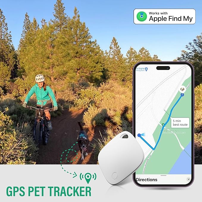 GWORLD i tag Dog Collar No Monthly Rent GPS trackers for Dogs (Only iOS) with Smart Tracker 2 in-1 Dog Training Collar with Remote Innovative IPX7 Waterproof, for All Breeds Sizes
