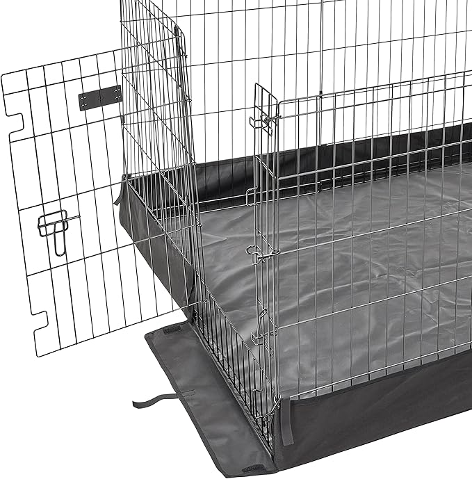 MidWest Homes for Pets Square Exercise Pen Fabric Mesh Bottom
