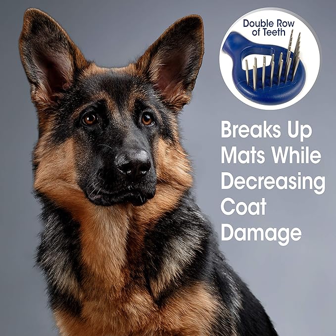 Four Paws Magic Coat Professional Series Mat Removing Dog Rake Comb