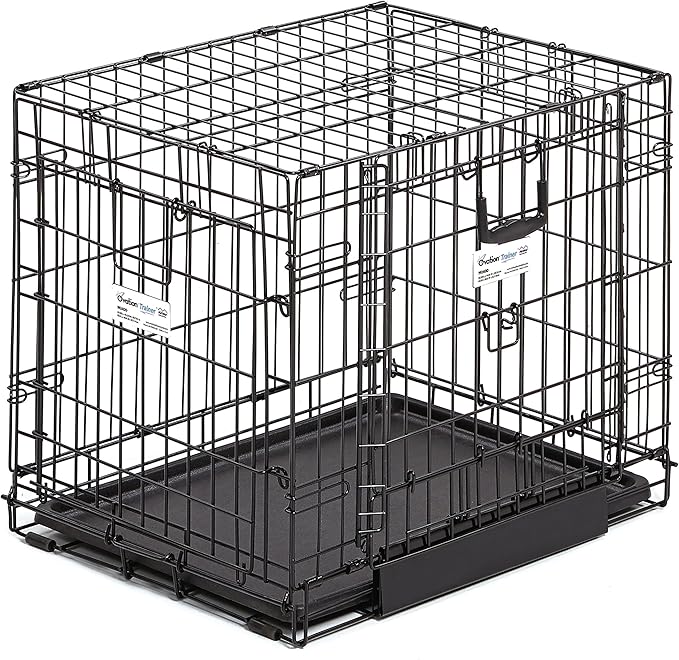 MidWest Homes for Pets Ovation Double Door Dog Crate, 24-Inch