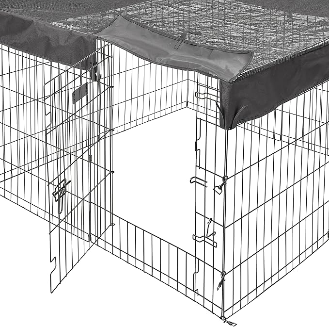 MidWest Homes for Pets Square Exercise Pen Fabric Mesh Top