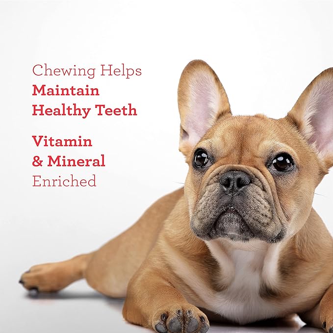 DreamBone Holiday Ham Flavored Chews 6 Count, Made with Real Chicken, Rawhide-Free Chews for Dogs