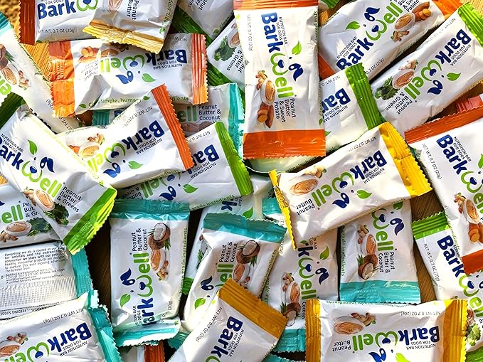 Peanut Butter Bars for Dogs, 0.7 Ounce, 16-Pack (Sweet Potato) Dog Treat