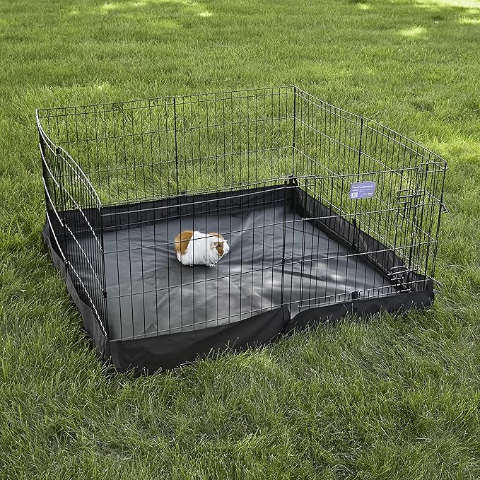 MidWest Homes for Pets Square Exercise Pen Fabric Mesh Bottom