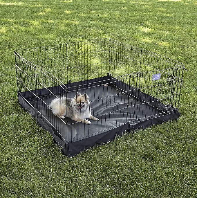 MidWest Homes for Pets Square Exercise Pen Fabric Mesh Bottom