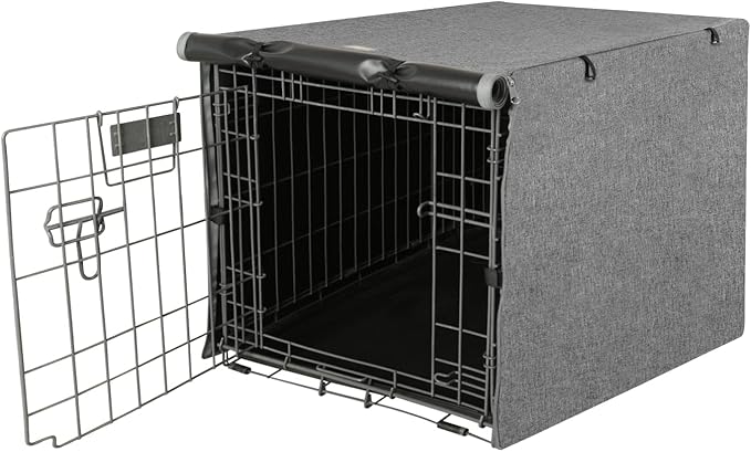 Thoughtfully selected dog crate cover for dogs and cats, designed with comfort in mind