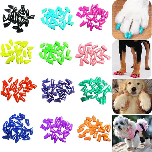 Thoughtfully selected dog nail caps for dogs and cats, designed with comfort in mind