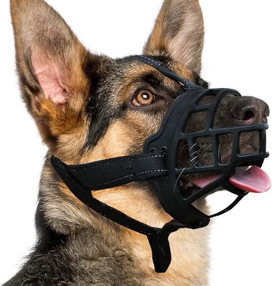 Thoughtfully selected soft cage muzzle for dogs and cats, designed with comfort in mind
