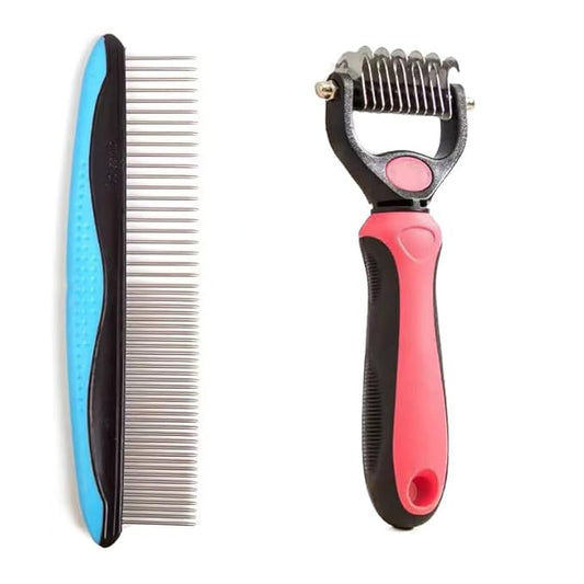 Thoughtfully selected best double sided undercoat rake for dogs and cats, designed with comfort in mind