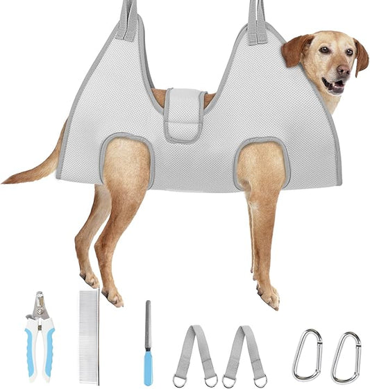 Thoughtfully selected Dog Grooming Hammock for dogs and cats, designed with comfort in mind