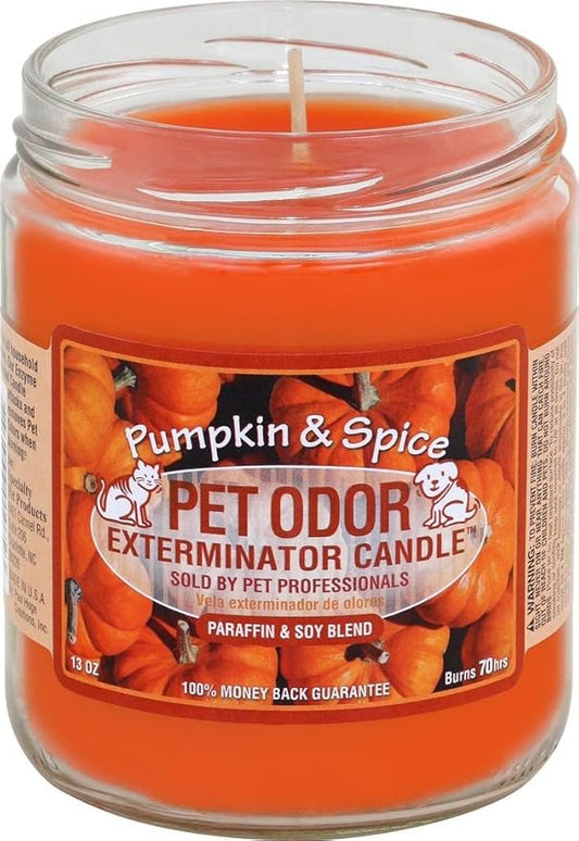 Thoughtfully selected pet odor candle for dogs and cats, designed with comfort in mind