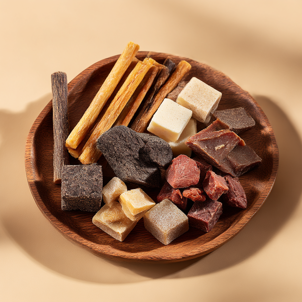 Combined dog and cat treat collection for multi-pet homes by Pether