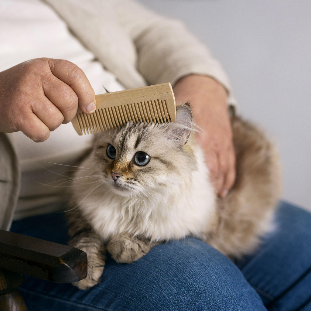 Cat grooming tools and hygiene care products by Pether