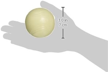 Chuckit! Max Glow Ball Dog Toy, Large (3 Inch Diameter) for dogs 6-100 lbs, Pack of 1