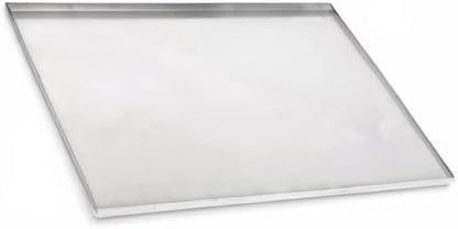 (Stainless Steel, 22.8" L X 15.6" W X .75") Frisco Metal Replacement Crate Tray for Heavy Duty Single and Double Door Dog Crate Chew Proof Crack Proof Multipurpose Tray