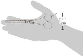 Thinning Shear, Double Blades 6.5-Inch Ice Tempered Stainless Steel Double Blades 20 by 20 Teeth 6.5-Inch
