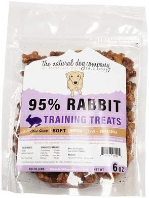The Natural Dog Company All Natural Soft Meat Training Treats (Rabbit) 6oz