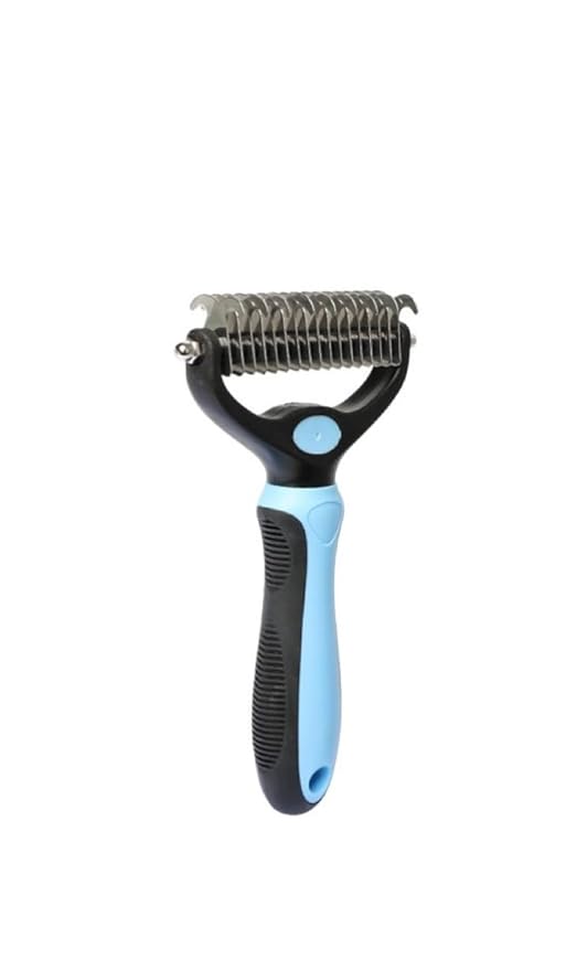 Pet Dual-Sided Dematting Comb，Pet Grooming Comb- Double Sided Shedding, Dog Comb，Pet Comb，Dog Comb for Shedding, Pet Comb
