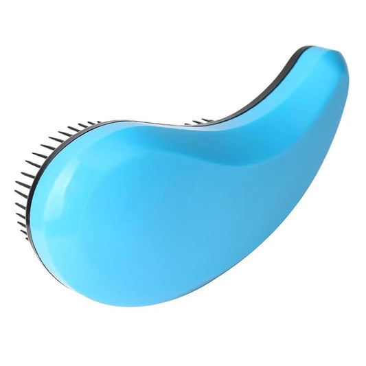 Puppy Brush for Small Dogs - Soft Dog Brush - Perfect Yorkie, Shih Tzu, Maltipoo & Maltese Grooming - Gentle Dog Hair Remover Brush for Easy Pet Hair Removal & Grooming at Home （Blue）