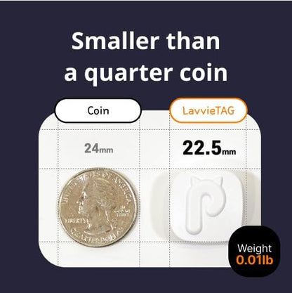 LavvieTAG Charger & Scanner Set | Smartwatch for Cat ID Tag Light (0.01lbs) Activity Analysis Heath Care Calrorie Consumption App Integration Monitor Fitness Tracker(Charger&Scanner Included)