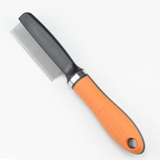 Combs for Grooming The Fur of Cats and Dogs, Available In A Variety of Colors. (Density,Hermès orange)