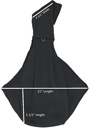 Small Service Dog Sling Carrier with ID Tag | EZ-Sling for Small Dogs | Includes Five Service Dog Law Handout Cards