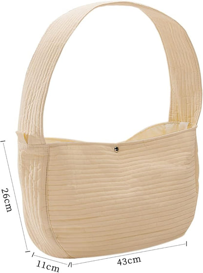 Pet Dog Cat Sling Carrier Bag Small Puppy Cat Carrying Bag Hands Free Pet Bag Lightweight Puppy Shoulder Bag for Pets up to 14lbs