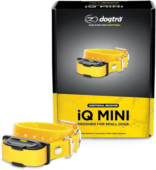 Dogtra iQ Mini Additional Receiver Rechargeable Waterproof Mini Remote Dog Training E-Collar