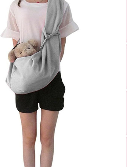 Cosmos Reversible Dog Sling Carrier Dog Purse with Breathable Soft Cotton Suit for Puppy Small Dogs and Cats for Outdoor Travel