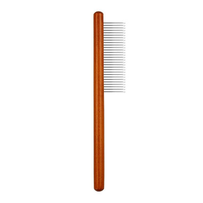 Wooden Small Dog Grooming Brush - Perfect for Shih Tzus, Yorkies, and Maltipoos - Ideal Puppy Hair Brushes for Maltese and Small Breeds (Loose Type)