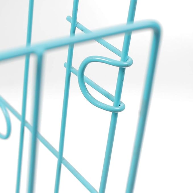 Large Dog Crate Pet Folding Cage Collapsible Dog Cage Indoor Outdoor Dog Crate Small Metal Wire Dog Crate with Leak- Pan Portable Pet Cage for Puppy Cat Rabbit Dog Kennel