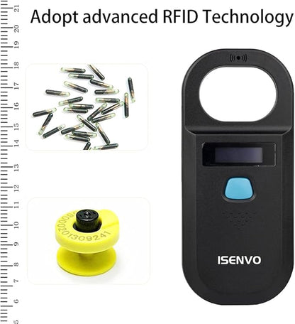 Svae 21% Pet Microchip Reader + Pet Microchip (1.4x8mm)