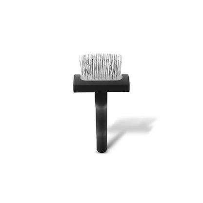 Chris Christensen Baby K Dog Slicker Brush, Groom Like a Professional, Fluff Detangle Style, Saves Time Energy, Black, Small